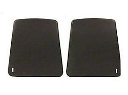 Camaro Bucket Seat Back Panels, Black, 1967-1970