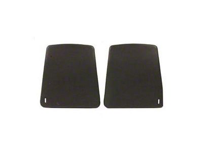 OPR Camaro Bucket Seat Back Panels, Black, 1967-1970