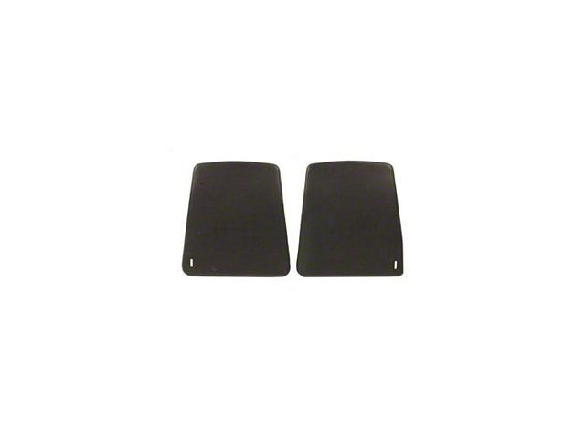 Camaro Bucket Seat Back Panels, Black, 1967-1970