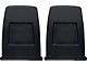 Camaro Bucket Seat Back Plastic Panels, Black, 1971-1977