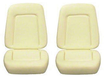 Bucket Seat Foam Cushions,Standard Interior,67-68