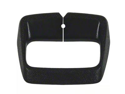 Camaro Bucket Seat Shoulder Strap Retainer, Black, 1974-1976