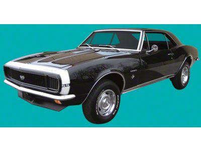 Bumble Bee Stripe Kit; White (67-68 Camaro)