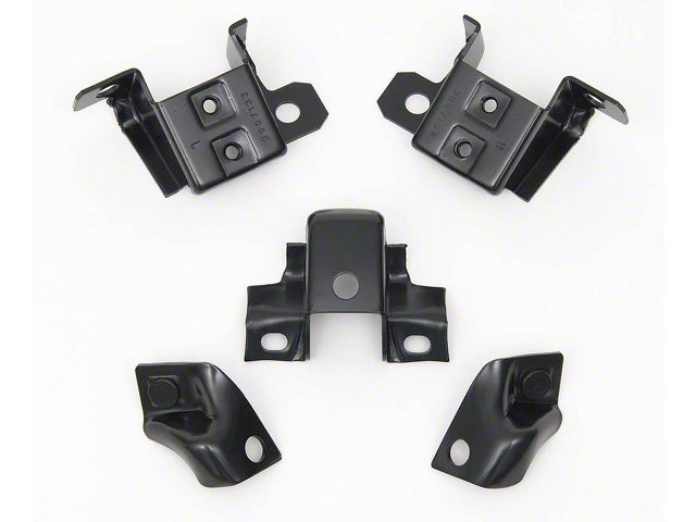 Camaro Bumper Bracket Set, Rear, 1970-1972