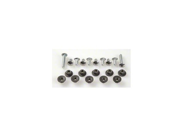 Bumper Mounting Bolt Set,Frt/Rr,S/S Capped,68-69