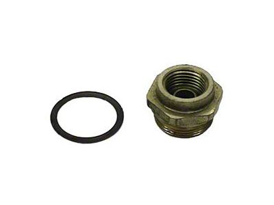 Camaro Carburetor Fuel Inlet Nut & Gasket, Holley, 1967-1969