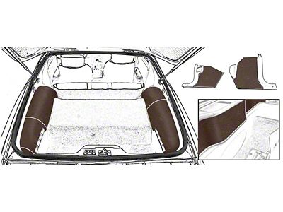 Cargo Area Side Carpet Set (82-92 Camaro Coupe)