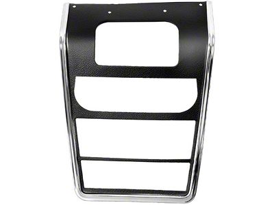 Center Dash Panel; Black (67-68 Camaro w/ AC)