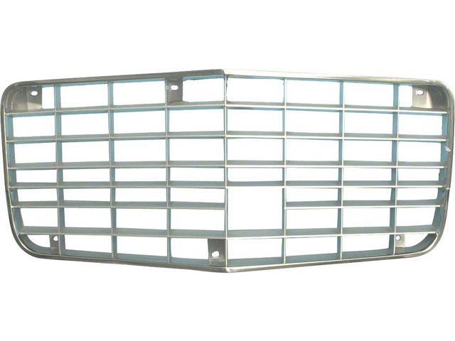 Camaro Center Grille, All Except Rally Sport, Silver, 1972-1973