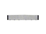 OPR Camaro Center Grille, Black, Rally Sport RS , 1968