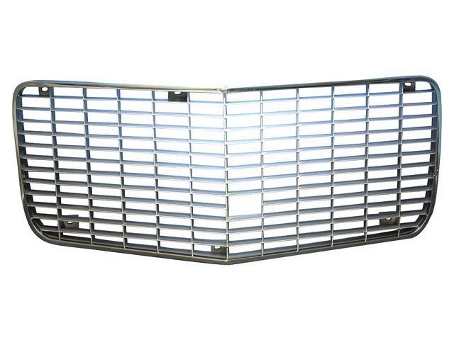 Camaro Center Grille, Silver, Standard, 1970-1971