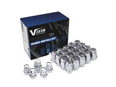Chrome Acorn Lug Nuts; M12x1.5; Set of 20 (82-92 Camaro)