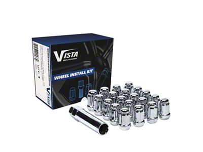 Chrome Acorn Lug Nuts; M12x1.5; Set of 20 (82-92 Camaro)