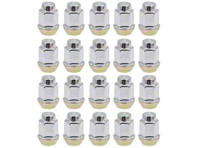 Chrome Lug Nut Set; M15x1.5; Set of 20 (82-87 Camaro)
