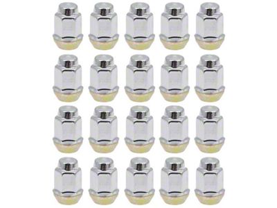 Chrome Lug Nut Set; M15x1.5; Set of 20 (82-87 Camaro)