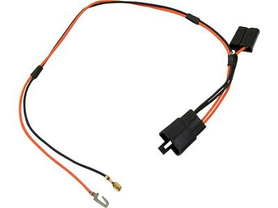 Camaro Clock And Glove Box Light Wiring Harness, 1980-1981