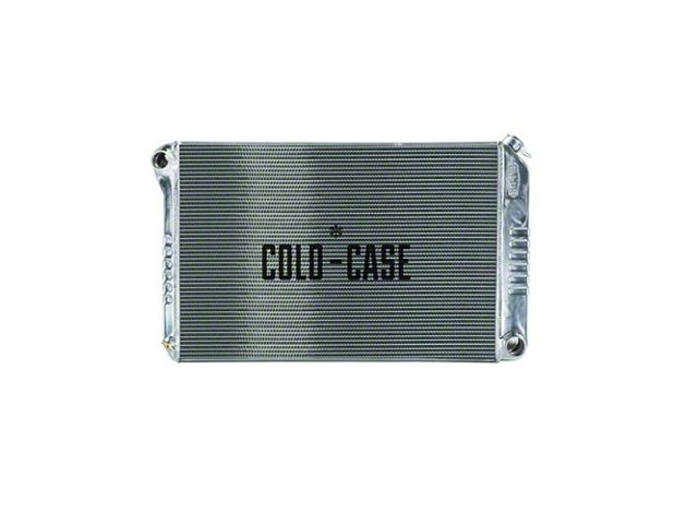 Camaro Cold Case Aluminum Radiator, Big 2 Row, Manual Transmission, 1970-1981