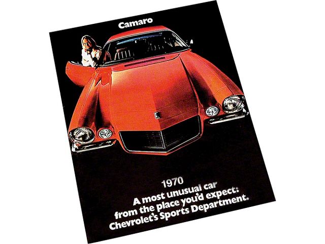 1970 Camaro Color Sales Brochure
