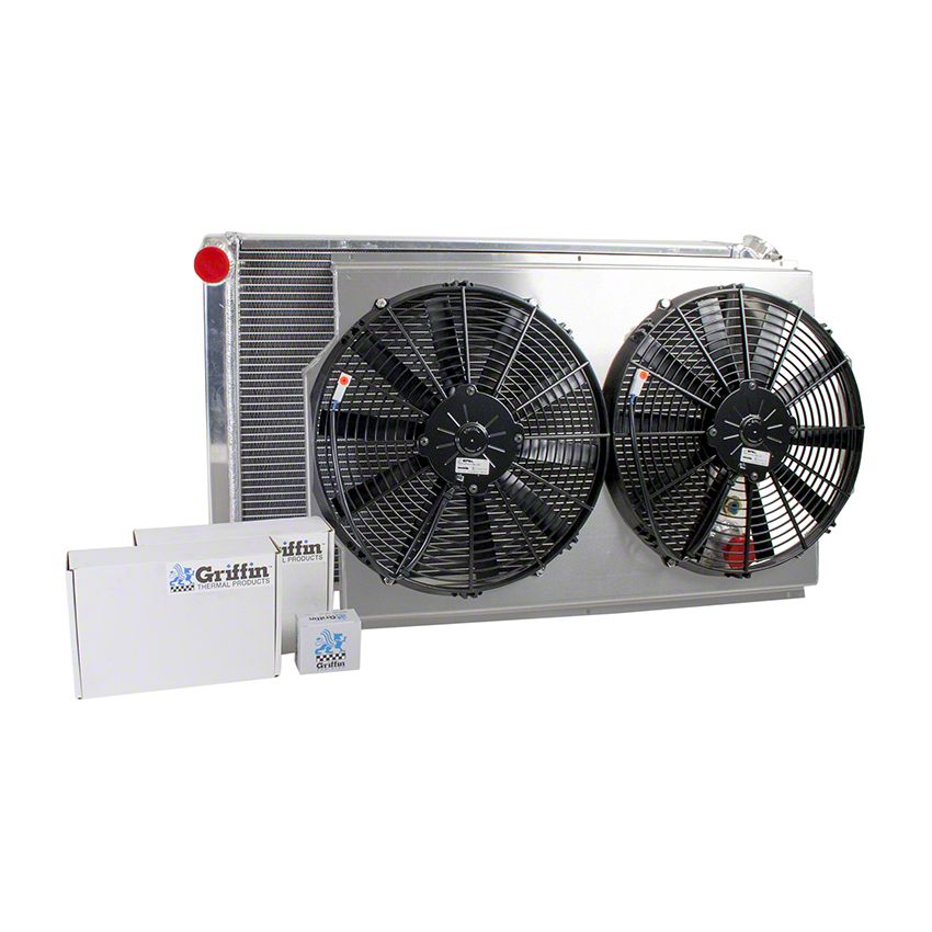 Ecklers ComboUnit CrossFlow Radiator; 2-Row (70-81 Camaro w/ Automatic ...