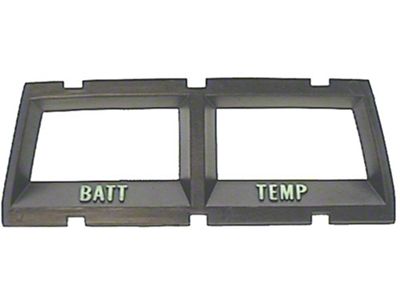 Console Battery Ammeter/Water Temperature Gauge Bezel,68-69