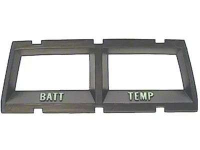 Console Battery Ammeter/Water Temperature Gauge Bezel,68-69