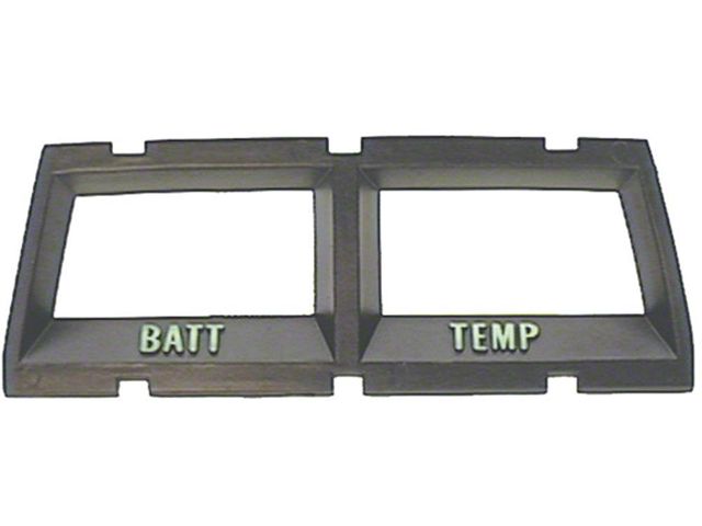 Console Battery Ammeter/Water Temperature Gauge Bezel,68-69