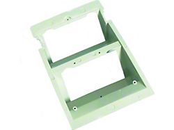 Camaro Console Gauge Base, Green, 1968-1969