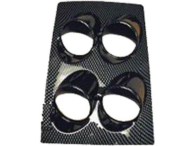 Console Gauge Pod, Carbon Fiber, 68-69