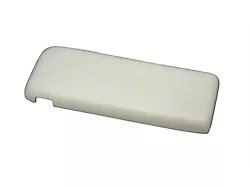 Camaro Console Lid, Padded, White, 1973-1981