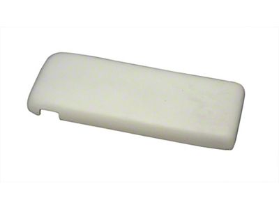 Camaro Console Lid, Padded, White, 1973-1981