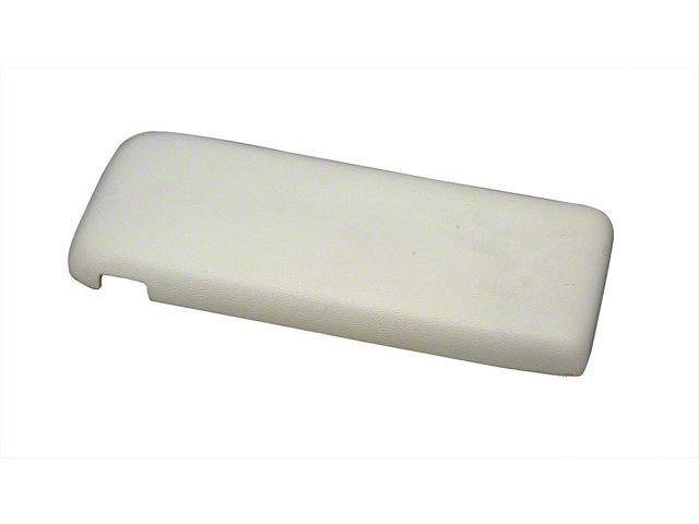 Camaro Console Lid, Padded, White, 1973-1981