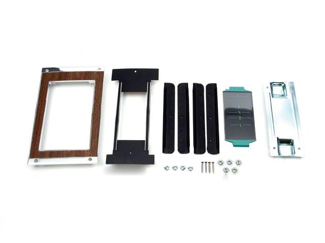Console Shifter Plate Kit,Automatic Transmission,Pwrgld,1968