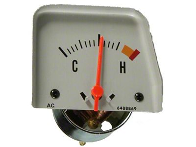 Camaro Console Water Temperature Gauge, 1968-1969