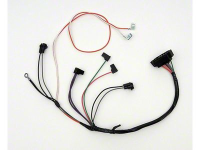Camaro Console Wiring Harness, For Cars With Automatic Transmission & Without Gauges, 1969