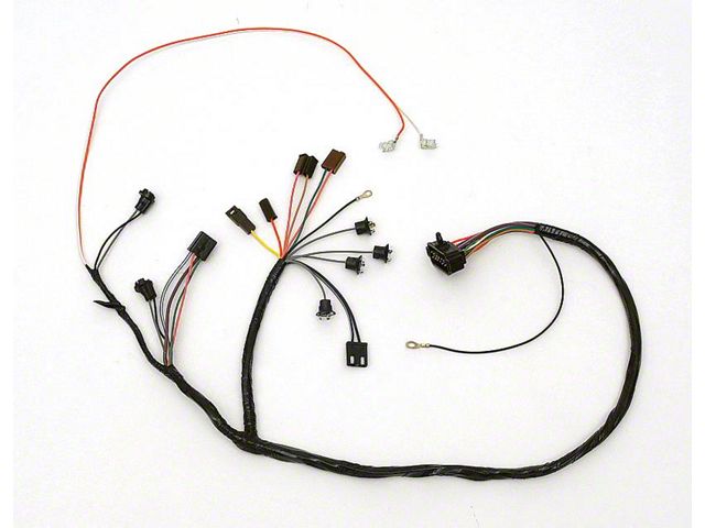 Camaro Console Wiring Harness, For Cars With Factory Gauges& Automatic Transmission, 1967