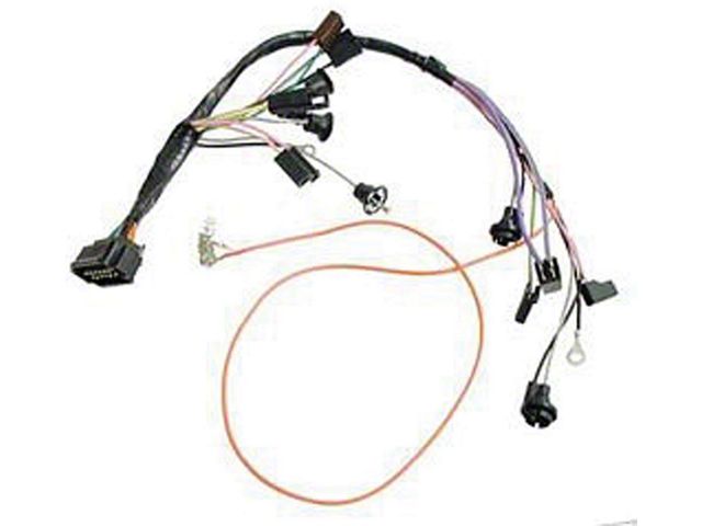 Console Wiring Harness,w/ Factory Gauges & M/T,1968