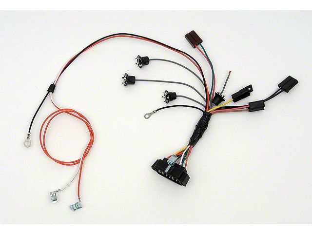 Camaro Console Wiring Harness, With Gauges & Manual Transmission, 1969