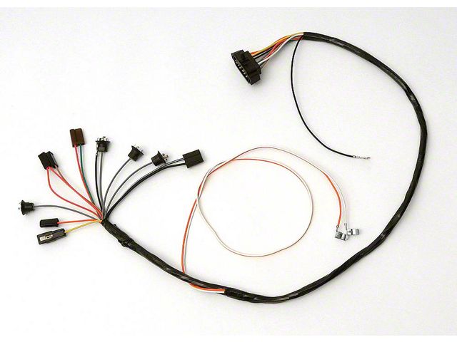 Camaro Console Wiring Harness, With Manual Transmission & Factory Console Gauges, 1967