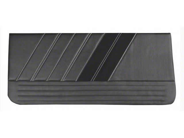 Camaro Coupe or Convertible Sport R Series Door Panels, 1 Pair Blk/Blk/Gry 1969