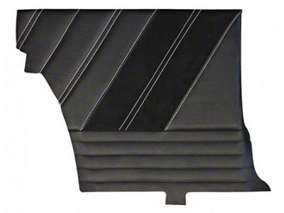 TMI Camaro Coupe Sport R Series Rear Quarter Panels, 1 Pair Blk/Blk/Blk 1967