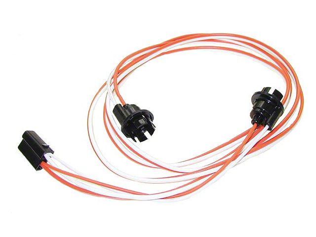 Courtesy Light Wiring Harness,Under Dash,Coupe,67-68
