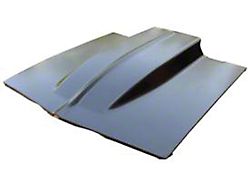 Camaro Cowl Induction Hood, 4, Rounded Corners, Steel, 1967-1969