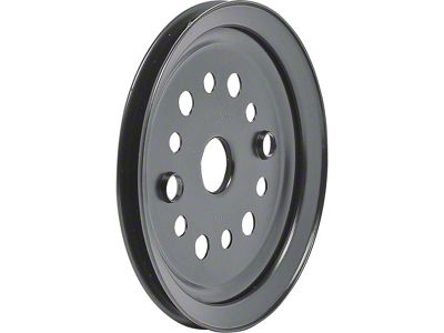 Crankshaft Pulley; Single Groove (67-68 Small Block V8 Camaro w/ Short Water Pump & w/o A/C)