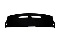 Custom Fit Dash Cover; Dashtex Black (84-92 Camaro)