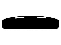 Custom Fit Dash Cover; Velour Black (1968 Camaro)