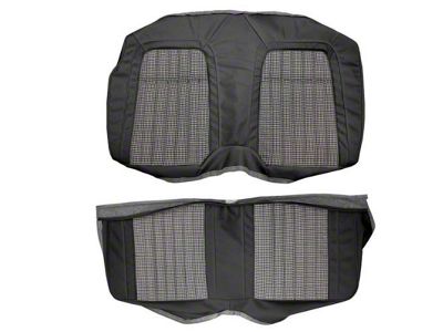 Custom Interior Cloth Fold-Down Rear Bench Seat Upholstery Kit (1969 Camaro Coupe)