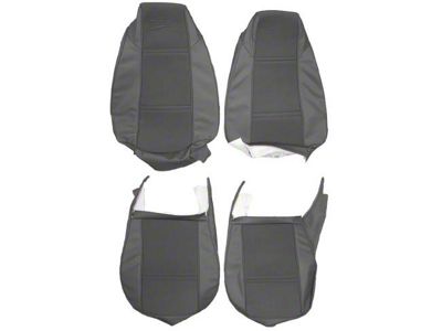 Custom/Deluxe Interior Cloth Front Bucket Seat Upholstery Kit (1974 Camaro)