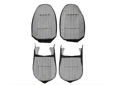 Custom/Deluxe Interior Cloth Front Bucket Seat Upholstery Kit (1973 Camaro)