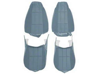 Custom/Deluxe Interior Cloth Front Bucket Seat Upholstery Kit (1977 Camaro)