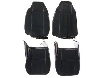 Custom/Deluxe Interior Cloth Front Bucket Seat Upholstery Kit (1976 Camaro)
